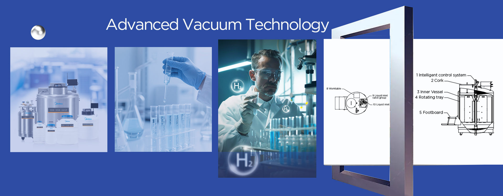 Réservoir d'azote liquide